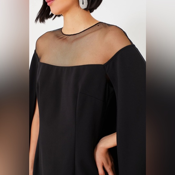TUCKERNUCK Black Estelle Cape Dress - Picture 10 of 12